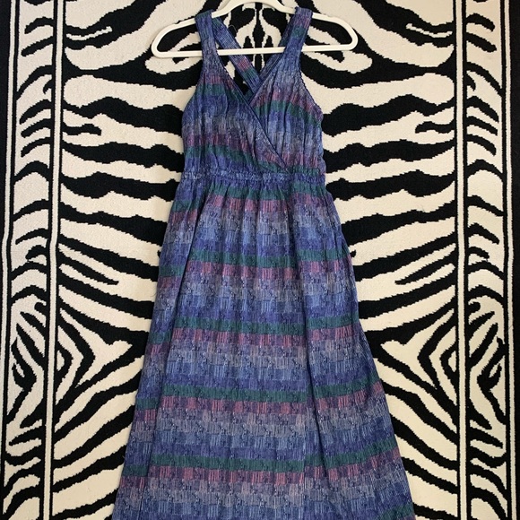 NWOT Universal Thread Linen Maxi Dress w/ Pockets Size XS - Picture 4 of 14